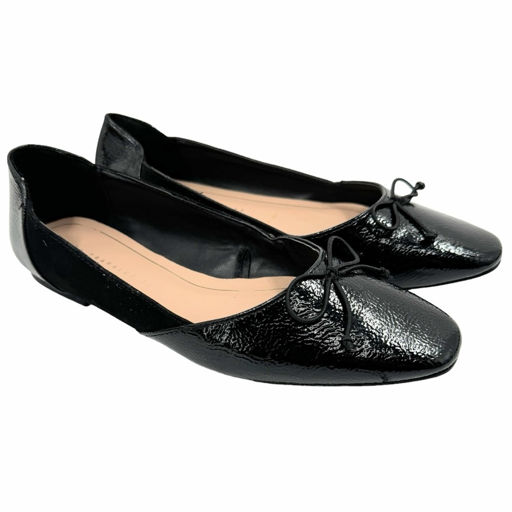 Zara Trafaluc Ballet Flats Black Size 36